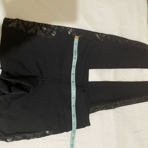 Lululemon Wunder Under Aztec Print Side Panel Full Legging 2 Pants Black - Picture 10 of 12